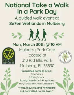 National Take a Walk in a Park Day