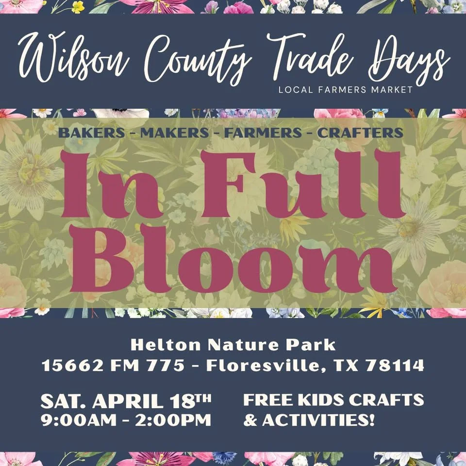 đž In Full Bloom đž April 18th đ· 9am - 2pm đ·