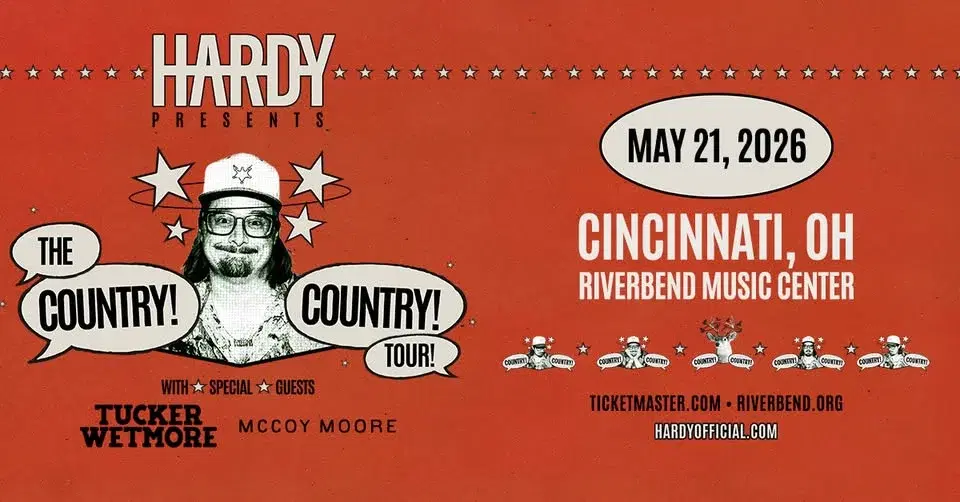 HARDY: THE COUNTRY! COUNTRY! TOUR! with Tucker Wetmore and McCoy Moore
