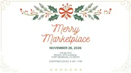 5th Annual Merry Marketplace