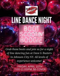 Line Dancing at Dave & Busters