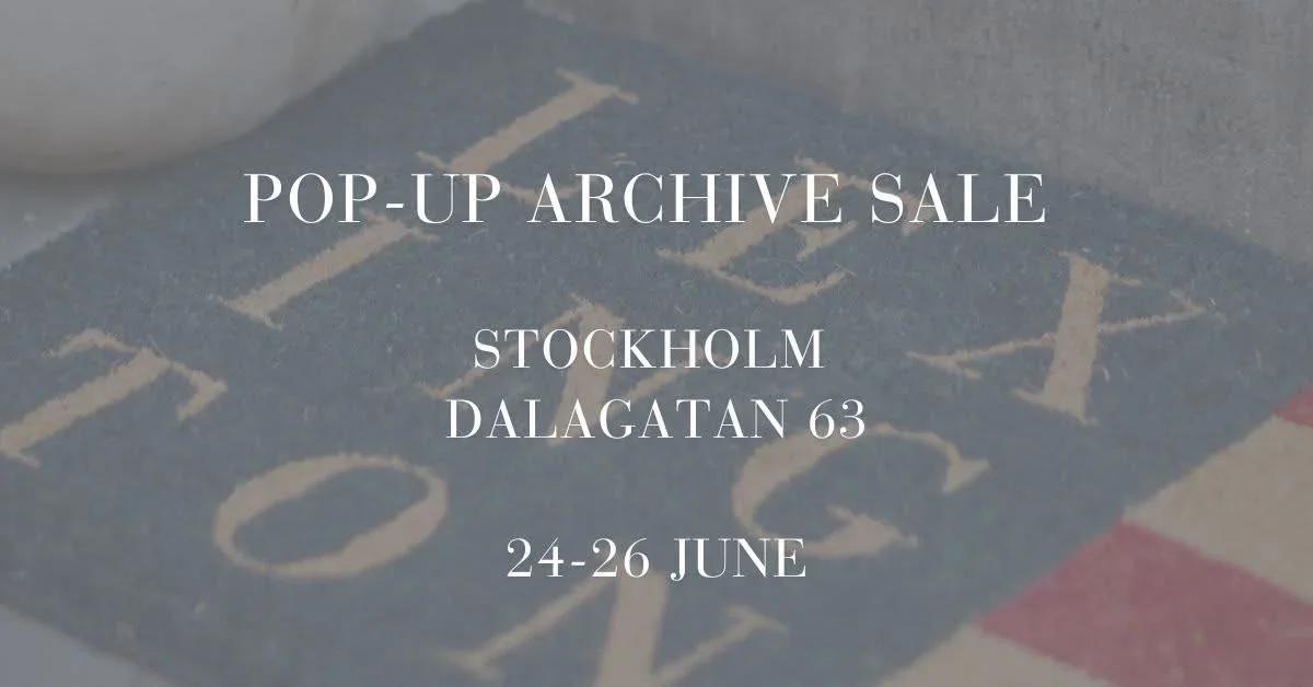 🛍️ Lexington Pop-Up Archive Sale in Stockholm 🎉