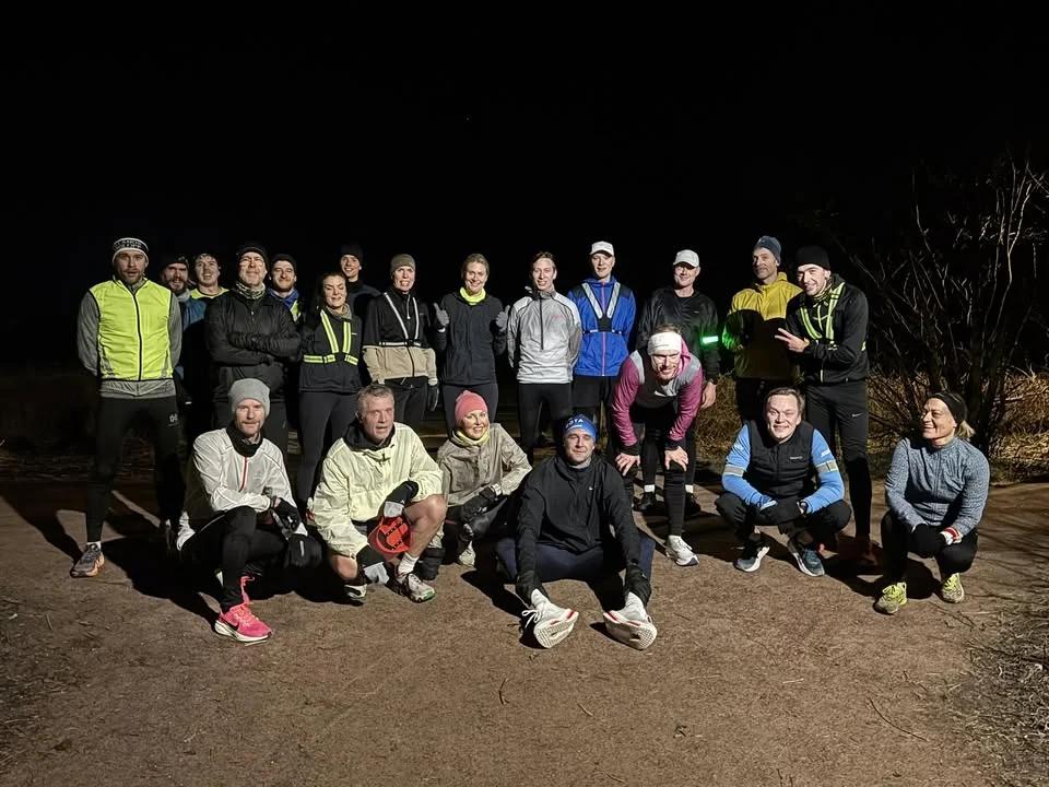 20 x 1 min - med 30s ståvila