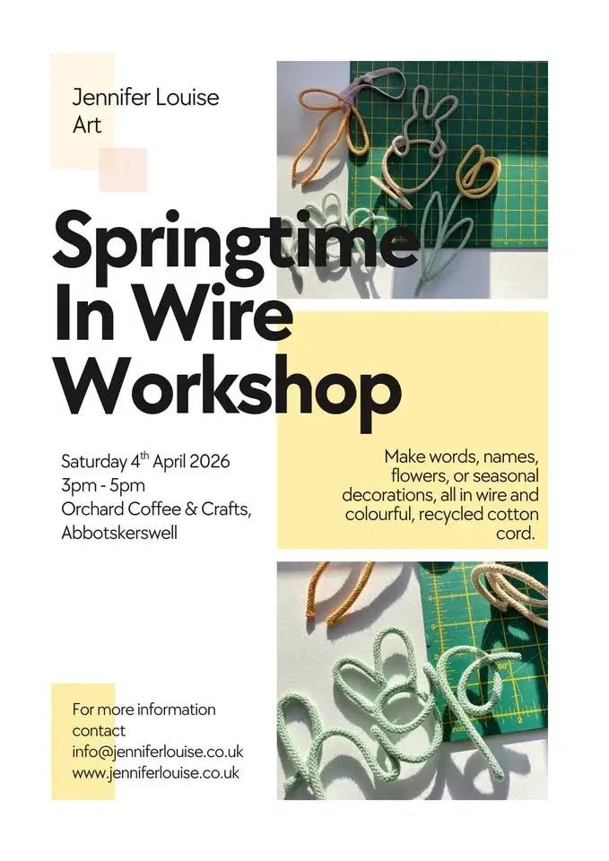 Springtime in Wire workshop
