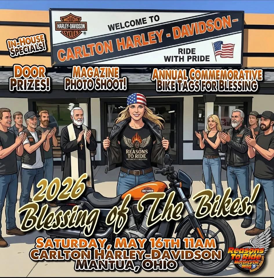 Carlton H-D 2026 Blessing of the Bikes w/ Reasons To Ride