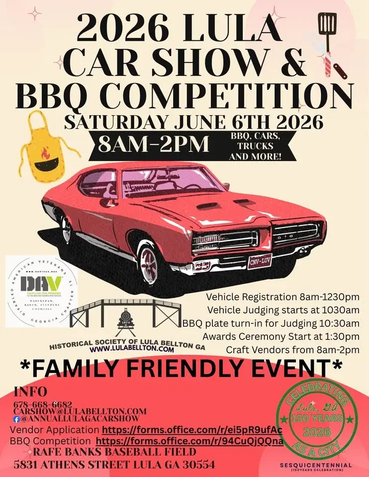 Annual Lula Car Show & BBQ Competition