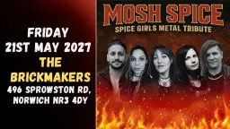 Mosh Spice - Spice Girls Metal Tribute at The Brickmakers, Norwich