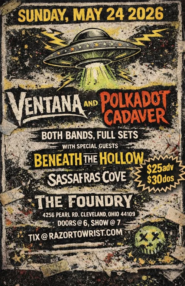 VENTANA/POLKADOT CADAVER/BENEATH THE HOLLOW/SASSAFRAS COVE