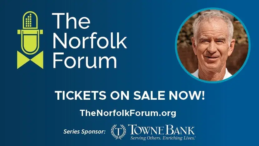 The Norfolk Forum presents John McEnroe