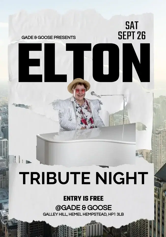 Elton John Tribute @ The Gade & Goose