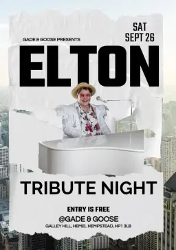 Elton John Tribute @ The Gade & Goose