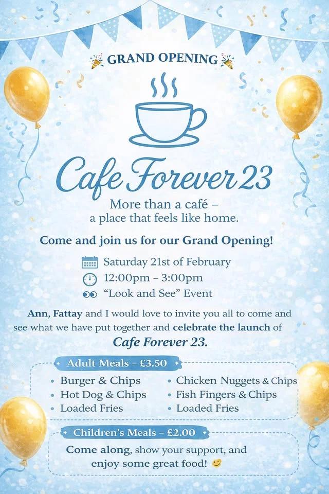 Grand Opening of cafe Forever 23