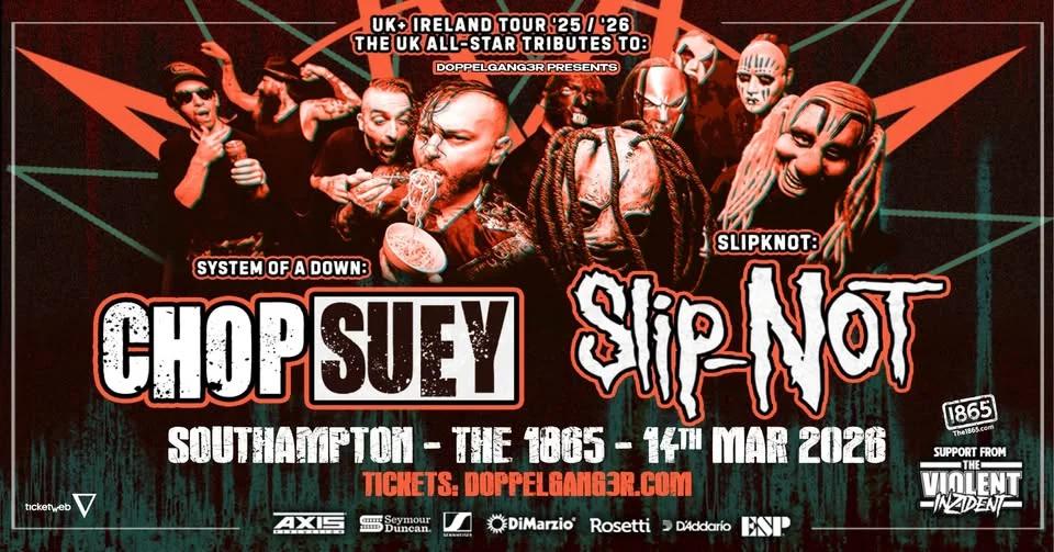 Chop Suey + Slip-Not LIVE at The 1865!