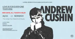 Andrew Cushin live at The Adrian Flux Waterfront Studio | Norwich