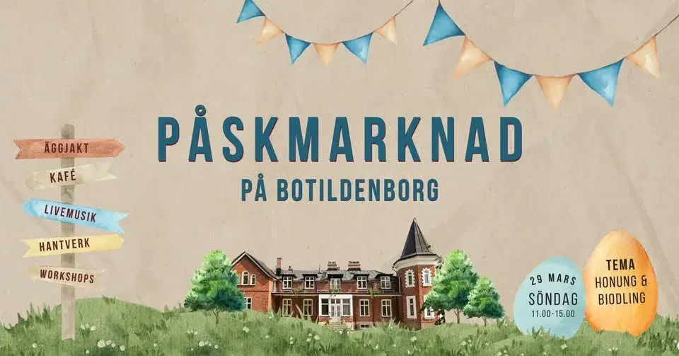 Påskmarknad på Botildenborg