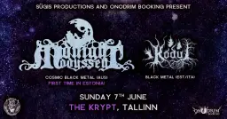 Midnight Odyssey (AUS) + KÕDU (ITA/EST) @ The Krypt, Tallinn 🦇