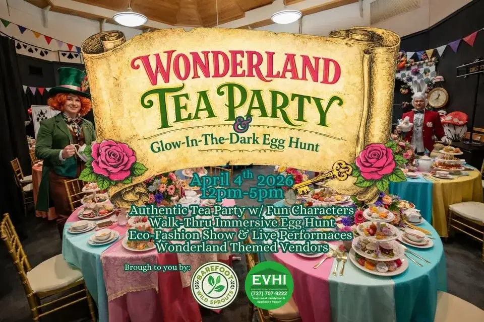 Wonderland Tea Party & Glow-In-The-Dark Egg Hunt
