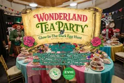 Wonderland Tea Party & Glow-In-The-Dark Egg Hunt