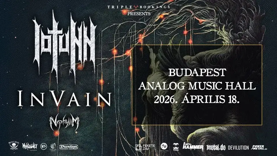 IOTUNN, In Vain, Nephylim // Budapest, Analog Music Hall