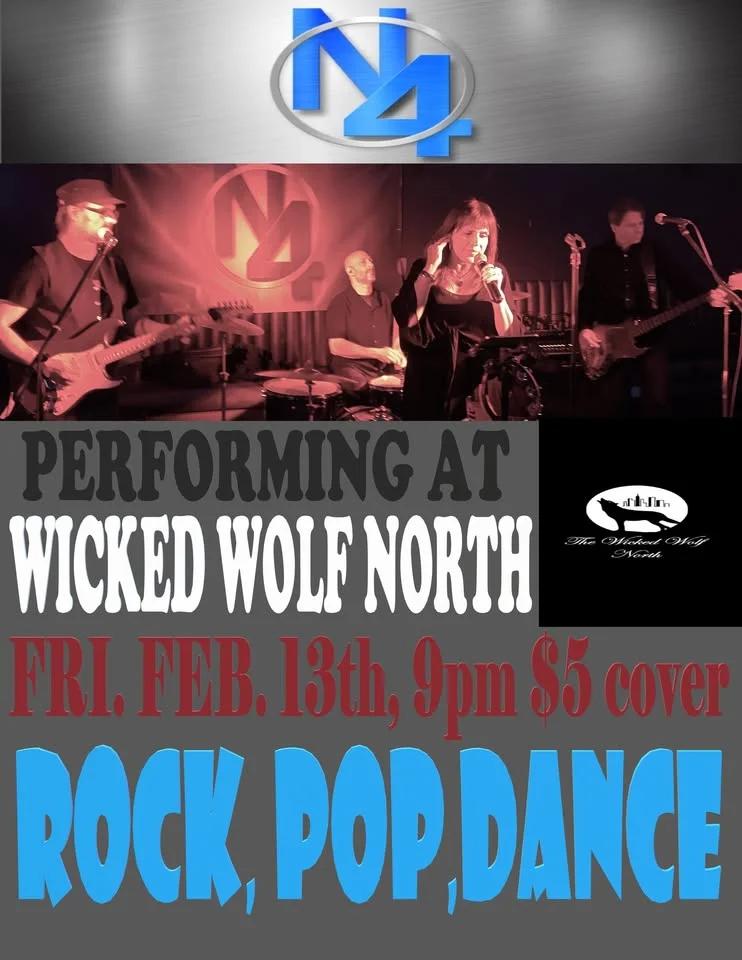 The Nantatsic 4 at Wicked Wolf North Friday Feb. 13th 9pm.
