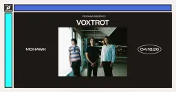 Resound Presents: Voxtrot at Mohawk on 4/18