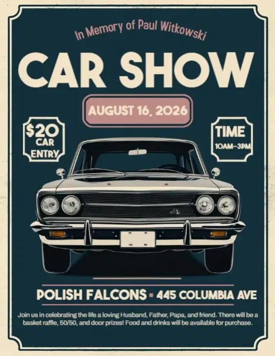 Paul Witkowski Memorial Car Show