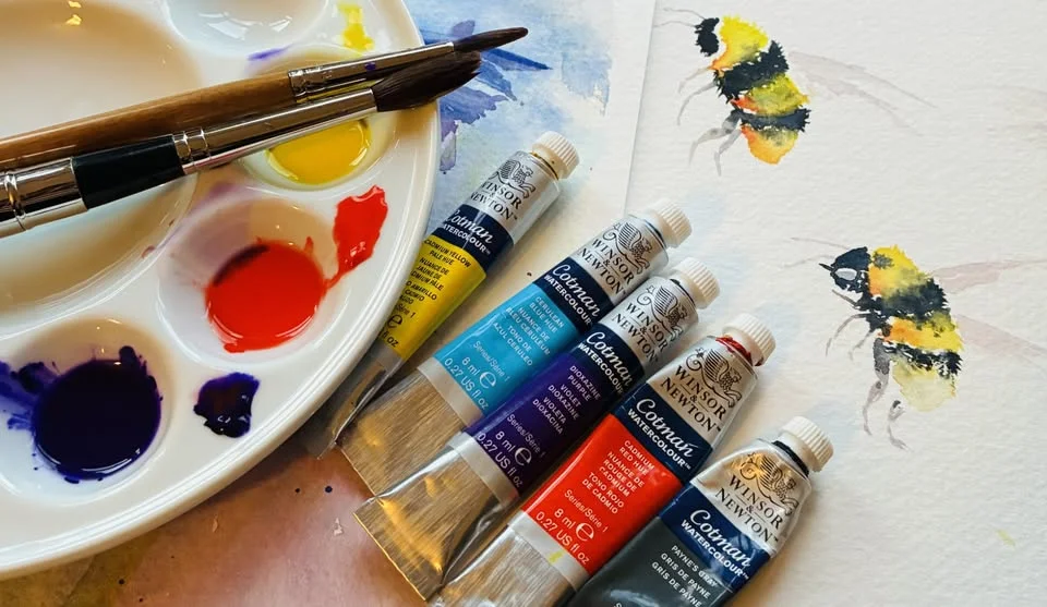 Nature in Watercolours at the Naze âFoxgloves and Bumblebeesâ with Vivien McGuinness