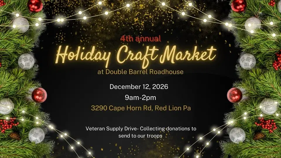 4th annual Holiday Craft Market at double barrel Roadhouse