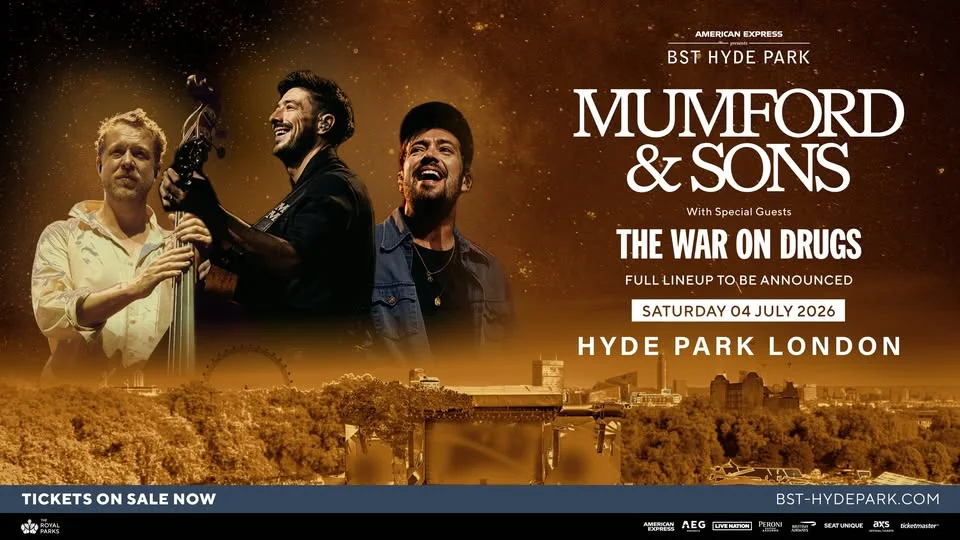 Mumford & Sons headline American Express presents BST Hyde Park 2026