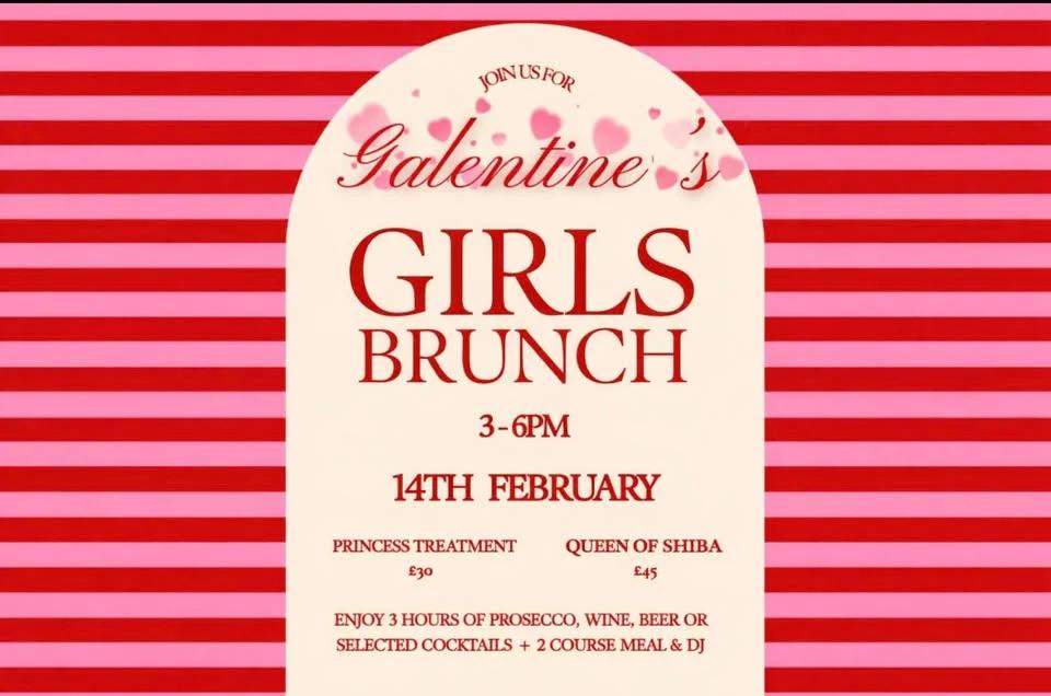 ๐๐ VALENTINEโS GIRLS BRUNCH AT THE BULL ๐๐