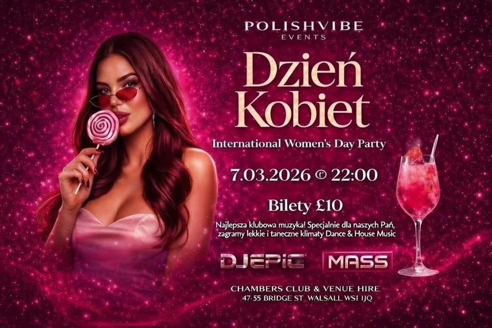 Dzień Kobiet 2026 Klub The Chambers Walsall (PolishVibe Events)