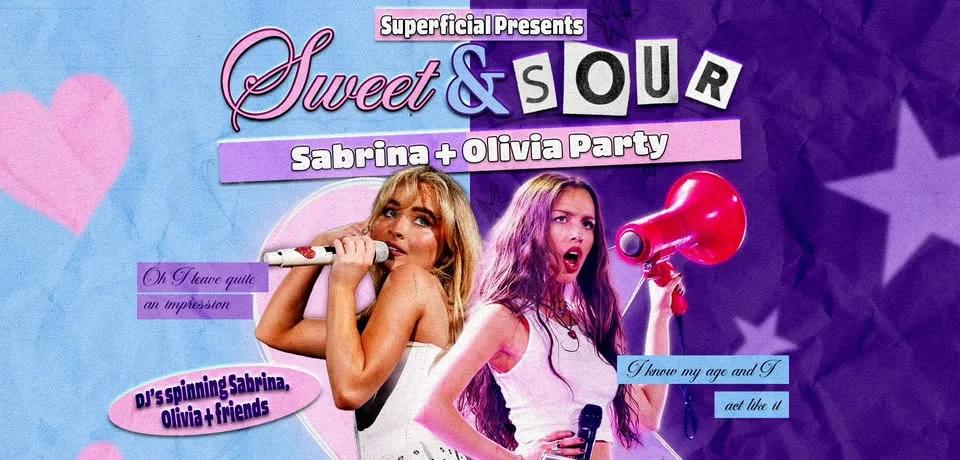 Sweet & Sour: Sabrina & Olivia Party - London