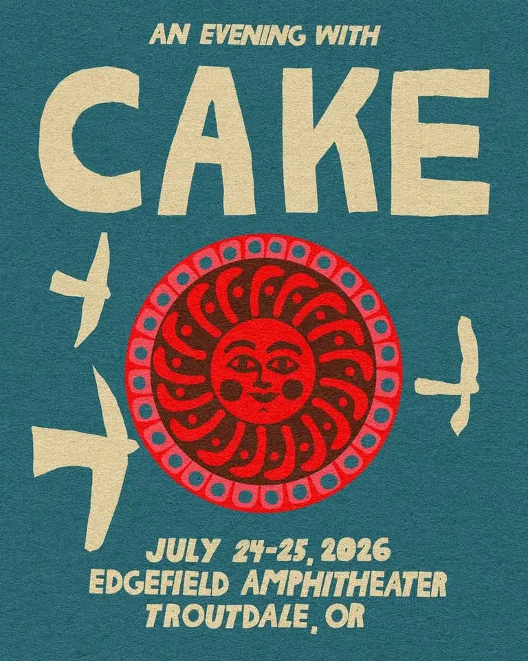 CAKE | Fri Jul 24 & Sat Jul 25, 2026 | McMenamins Edgefield