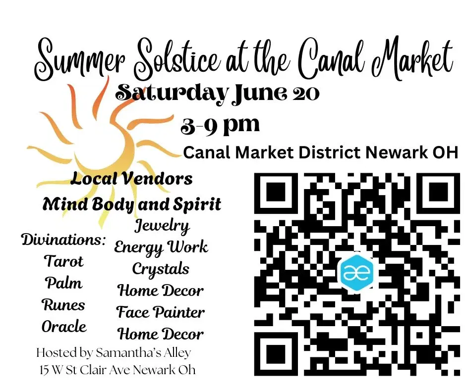 Summer Solstice at the Canal Market Free Admission 3-9 pm APPLICATIONS NOW OPEN vicky@samanthas-alley.com