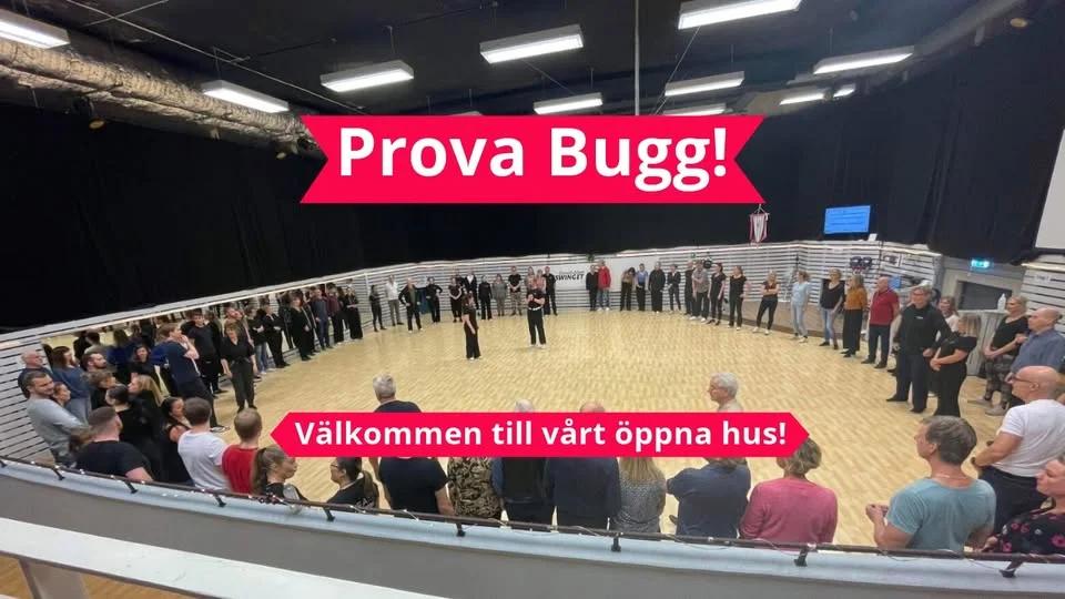Öppet Hus med prova-på-bugg med efterföljande socialdans