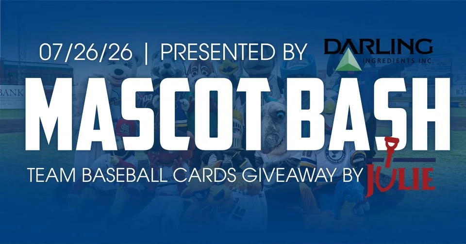Mascot Bash + Baseball Cards Giveaway Night