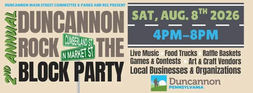 Save The Date: 2nd Annual Duncannon Rock The Block Party