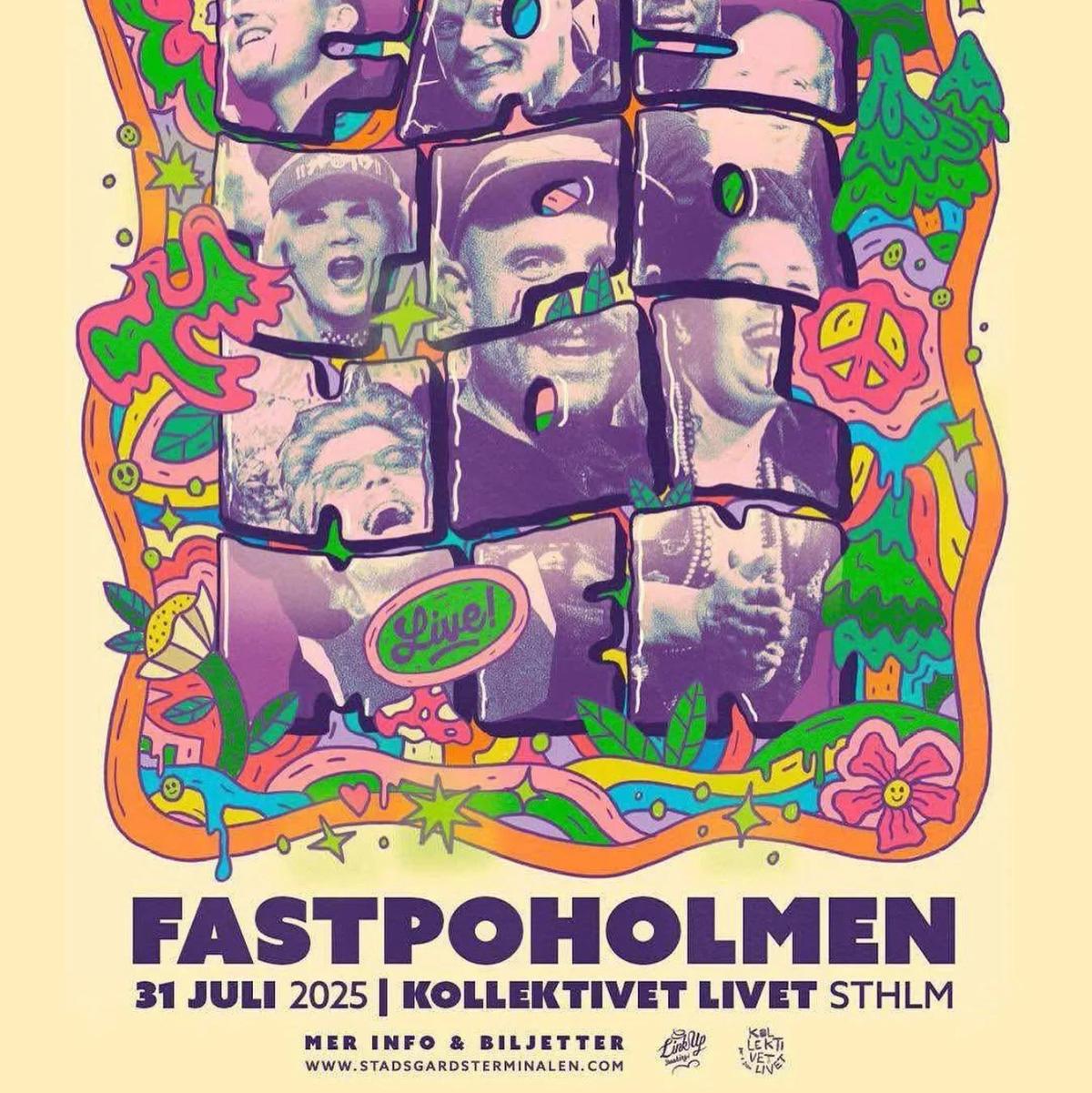 đ” Fastpoholmen live pĂ„ Kollektivet Livet i Stockholm