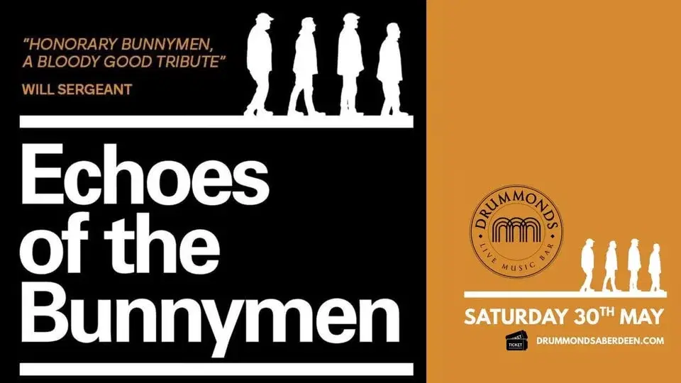 Echoes of the Bunnymen live at Drummonds Aberdeen