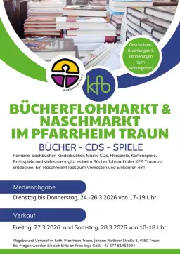 Bücherflohmarkt und Naschmarkt