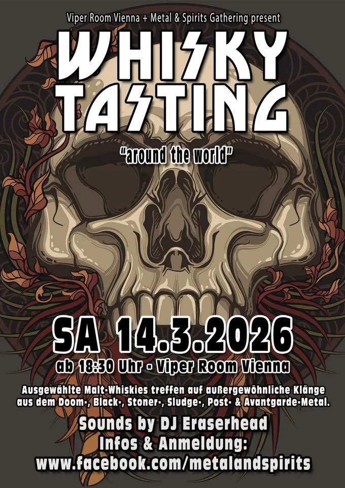 Metal & Spirits Gathering-Whisky Tasting März 2026 - around the world
