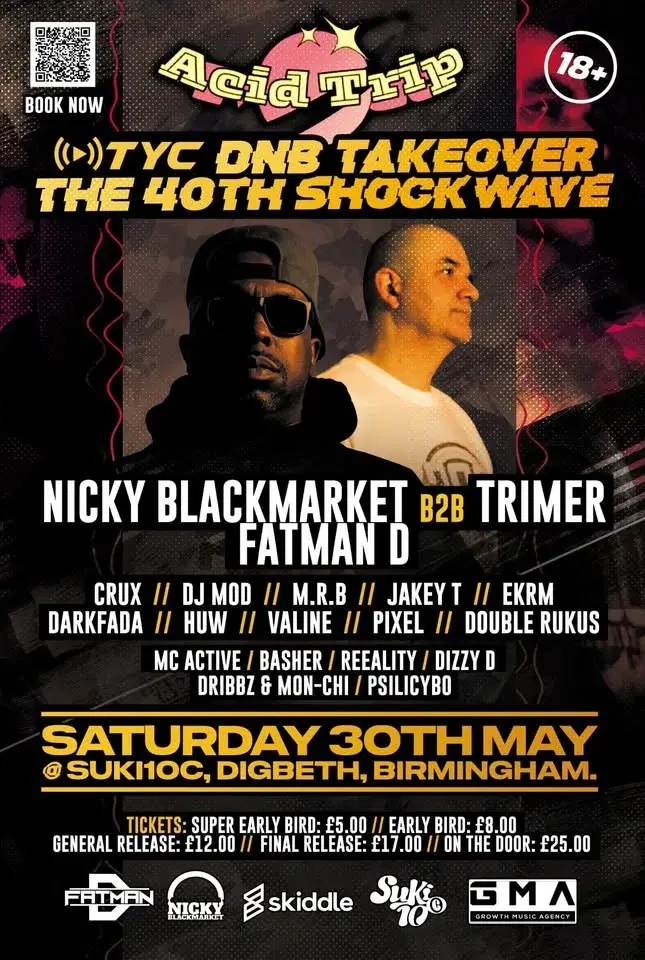 TYC DnB Takeover: The 40th Shockwave
