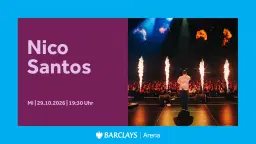 Nico Santos | Barclays Arena Hamburg