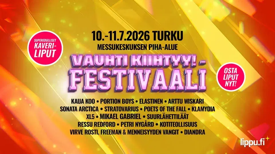 Vauhti Kiihtyy! -Festivaali Turku 2026