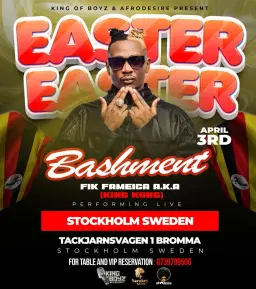 Fik Fameica Live in Stockholm Sweden I Easter Bashment