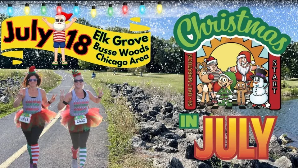 Christmas In July Half Marathon & 5K (Elk Grove, Chicago Area)
