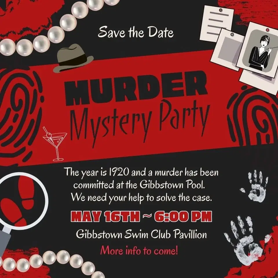 Save the Date: Murder Mystery Party