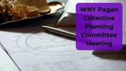 WNY Pagan Pride Planning Meeting
