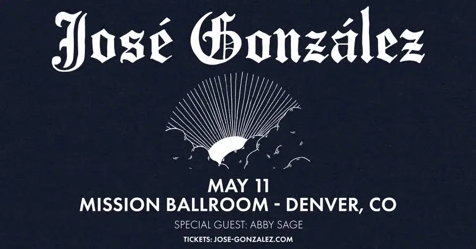 JOSÉ GONZÁLEZ – US TOUR 2026 - DENVER, CO