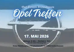 Opel Tagestreffen für Oldtimer, Youngtimer und moderne Fahrzeuge